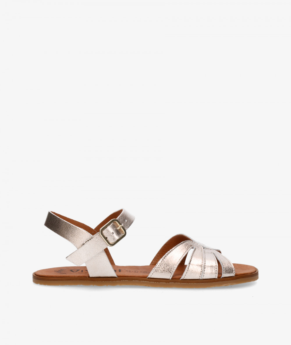 Sandalias VIVANT VELVET en platino