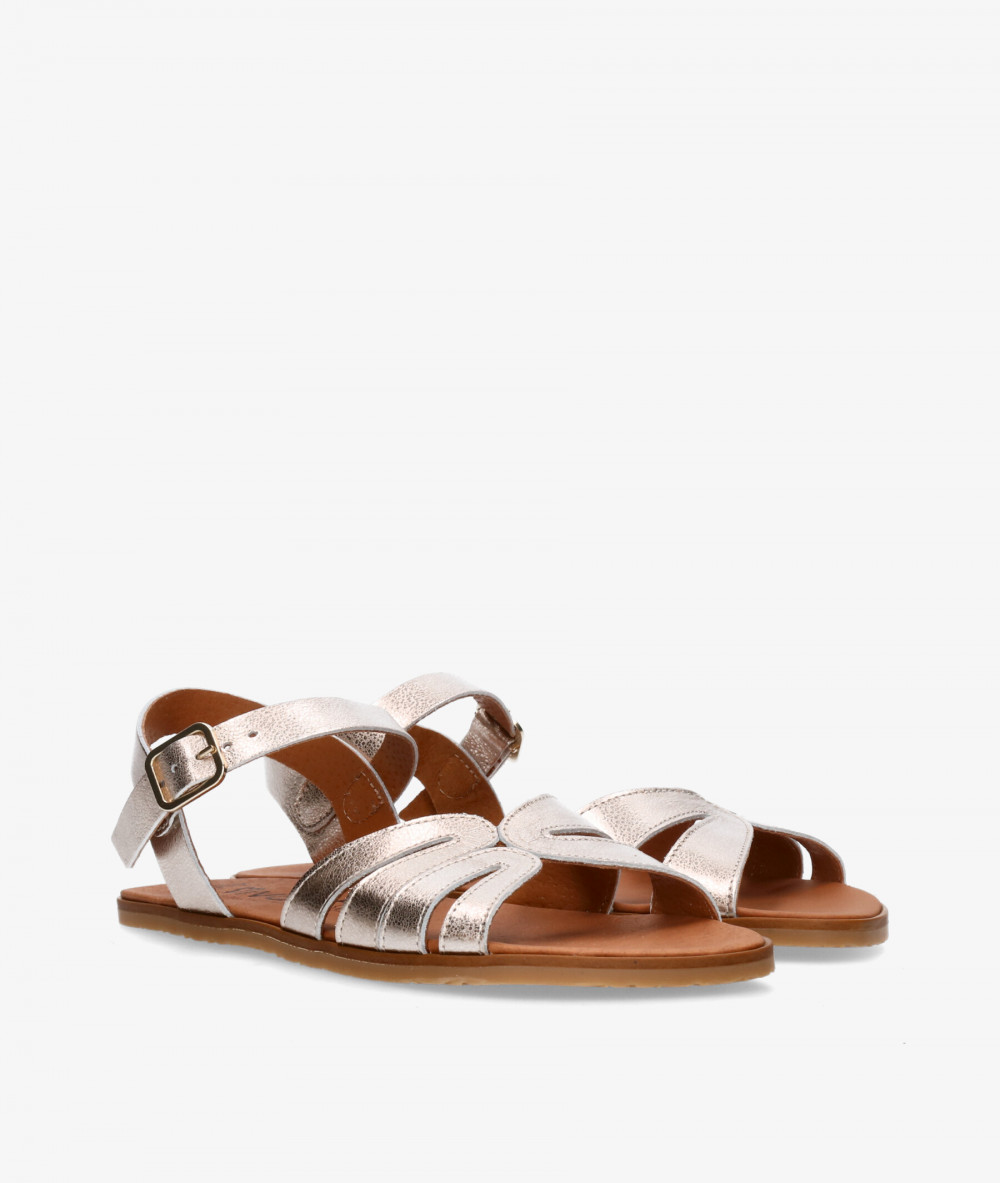Sandalias VIVANT VELVET en platino