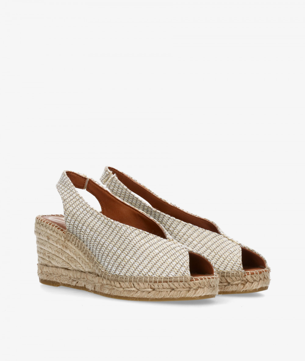 Alpargatas Viguera  2127 en plata