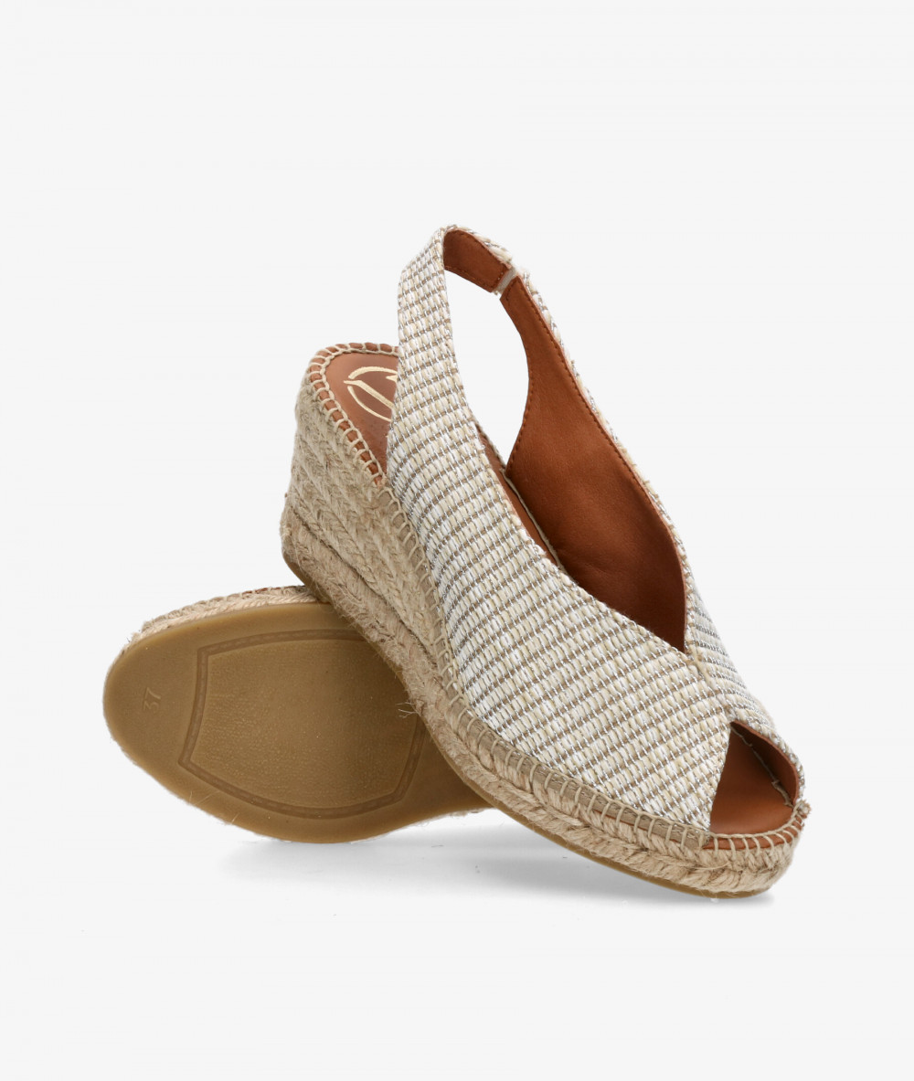 Alpargatas Viguera  2127 en plata