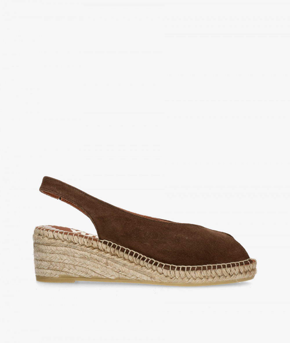 Alpargatas Viguera  2200 en serraje marrón