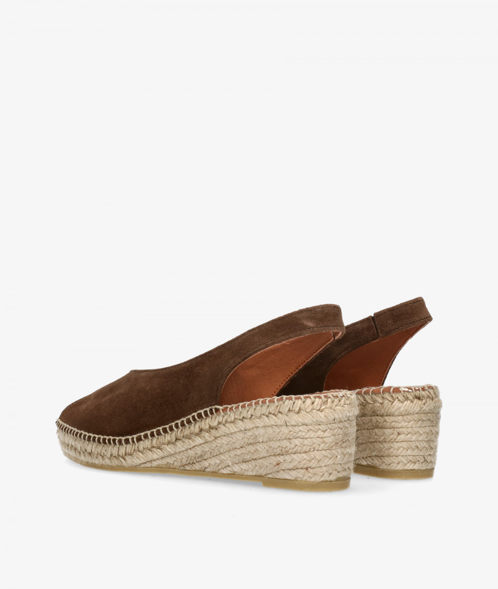 Alpargatas Viguera  2200 en serraje marrón