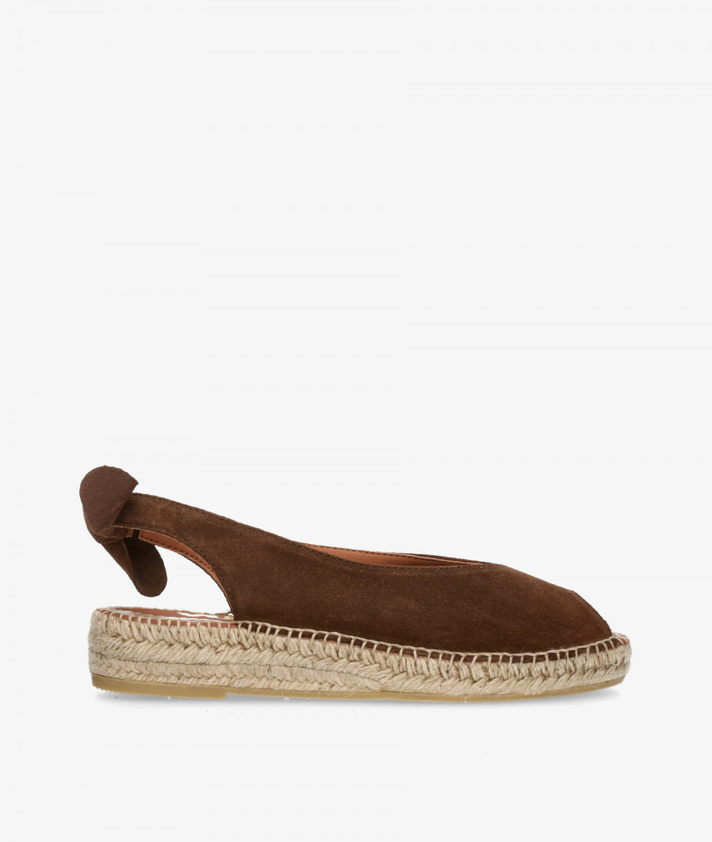 Alpargatas Viguera  2232 en serraje marrón