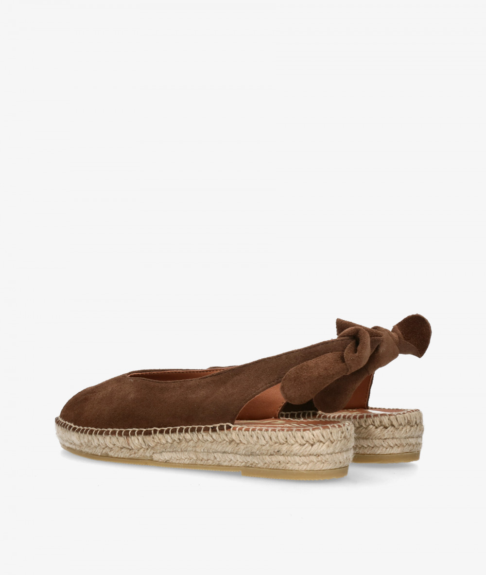 Alpargatas Viguera  2232 en serraje marrón