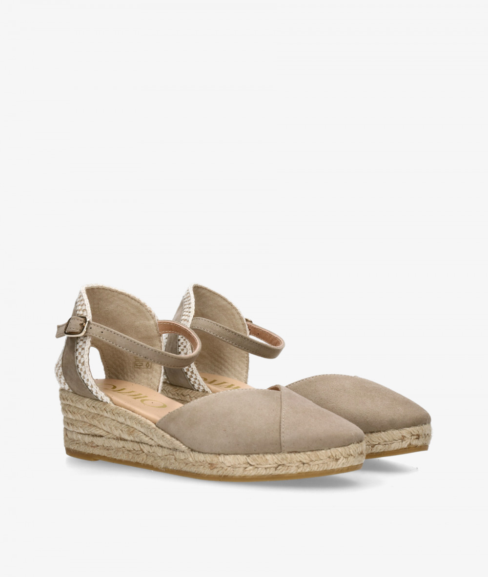Alpargatas Gaimo  COPITA en ante taupe