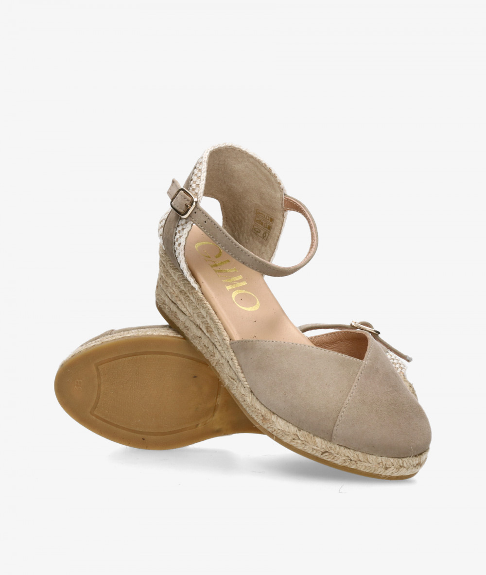 Alpargatas Gaimo  COPITA en ante taupe