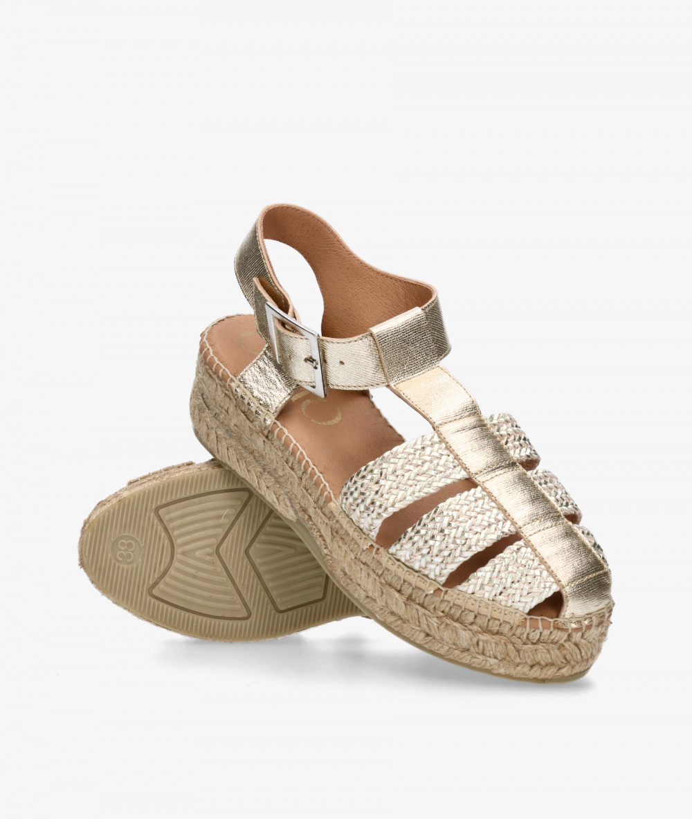 Alpargatas Gaimo  CHER en platino