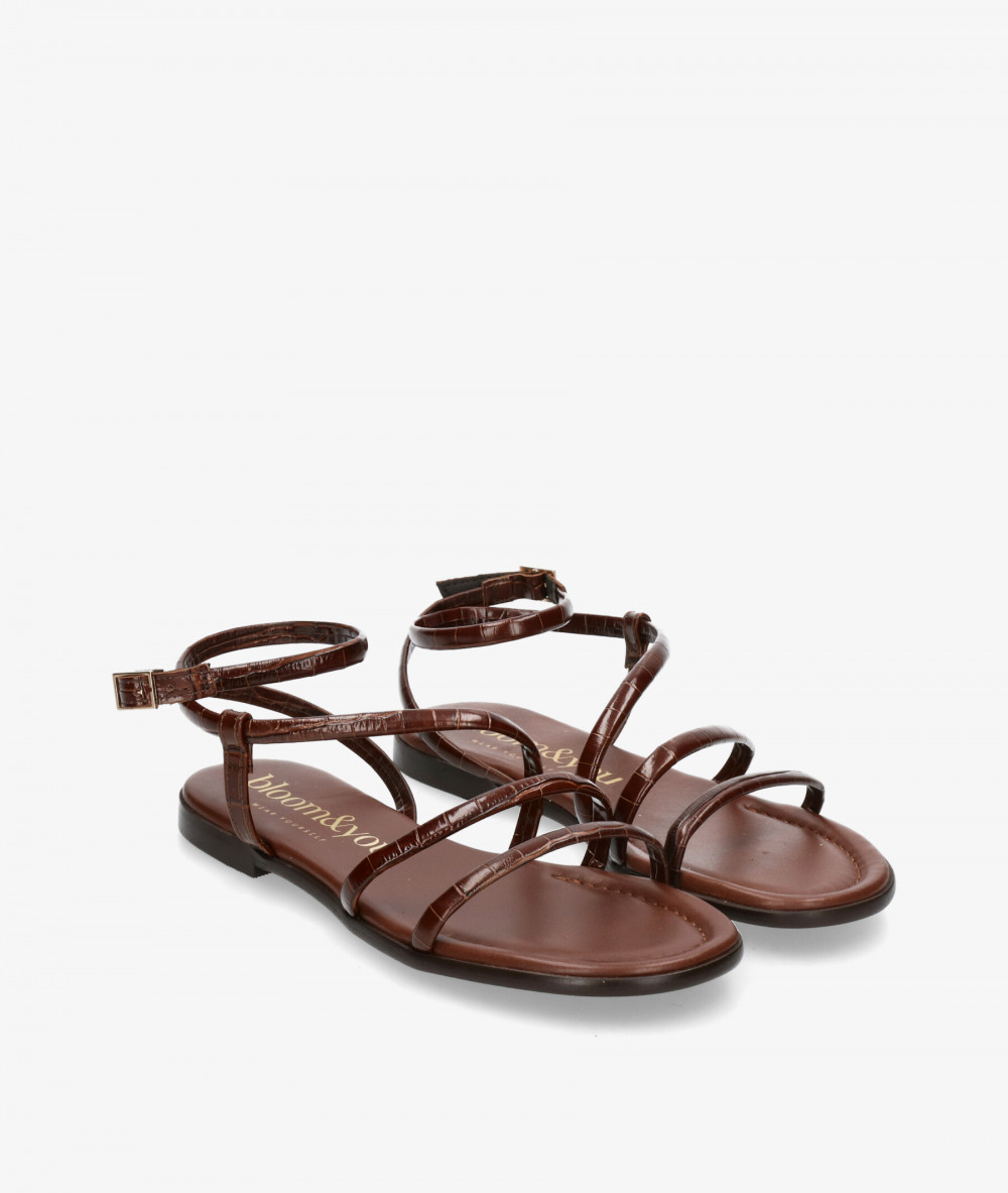 Sandalias bloom&you  IVY en coco marrón