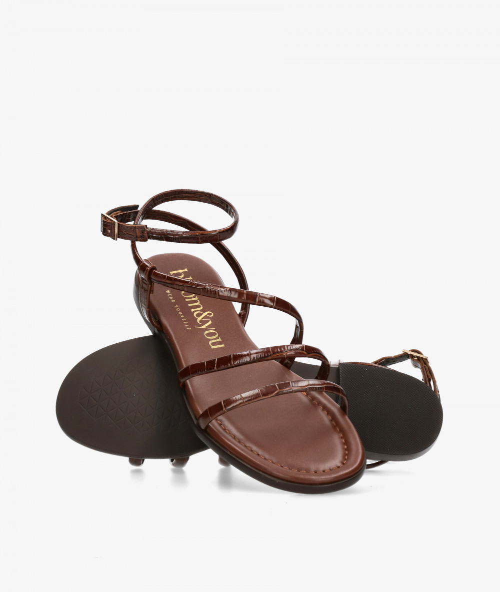 Sandalias bloom&you  IVY en coco marrón