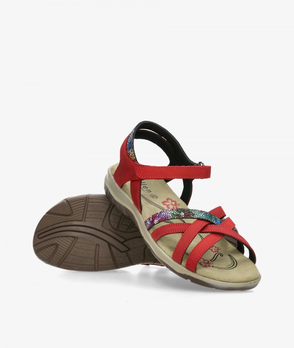 Sandalias St. Gallen  VITORIA   en cereza