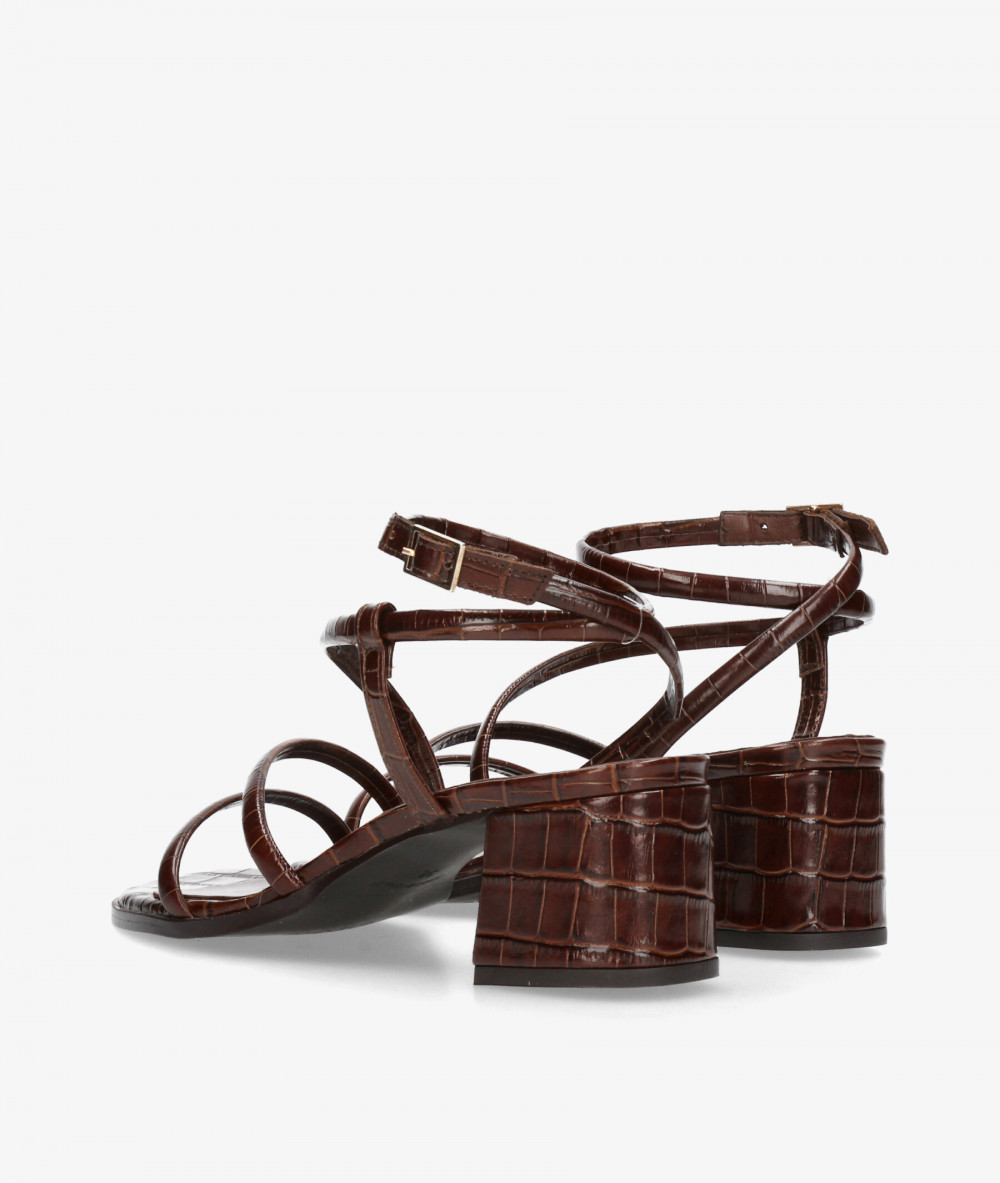 Sandalias bloom&you  HIGH IVY en coco marrón