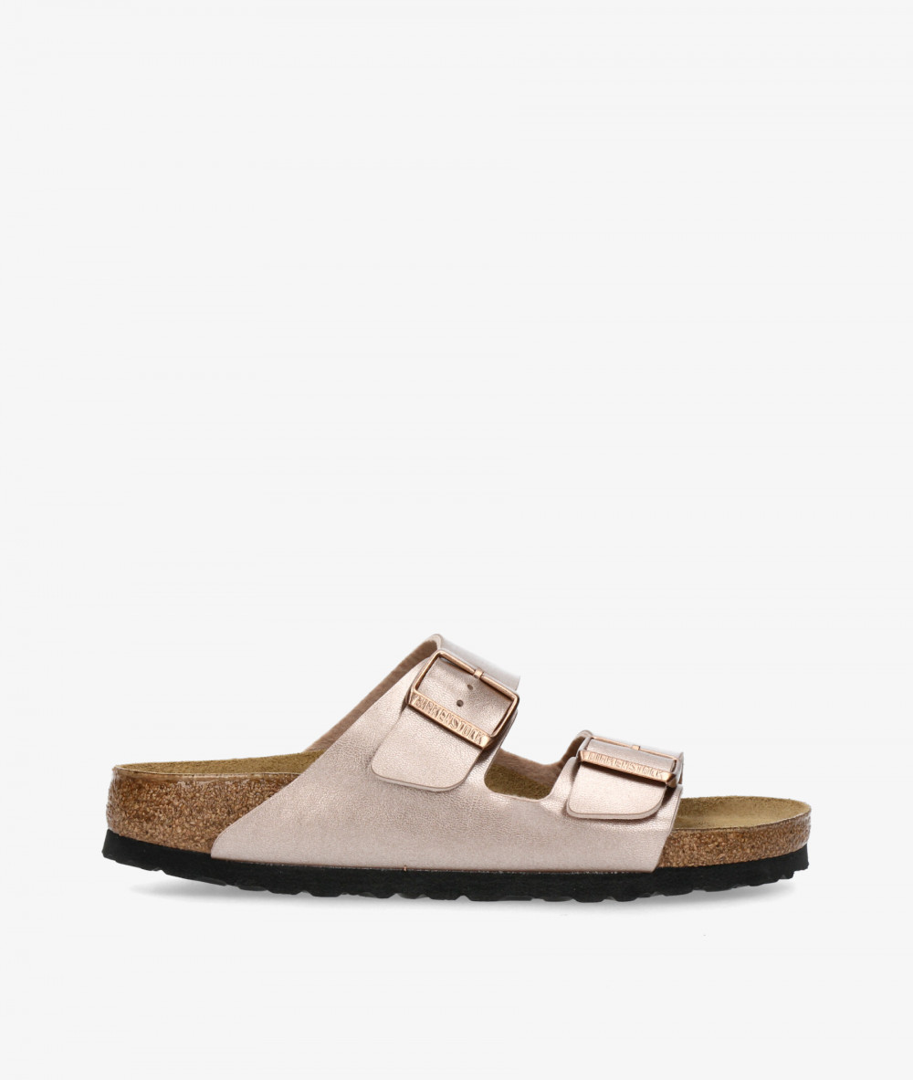 Sandalias Birkenstock  ARIZONA BF METALLICS en nude metalizado