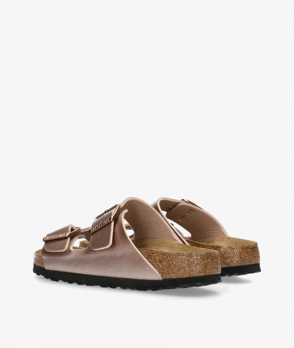 Sandalias Birkenstock  ARIZONA BF METALLICS en nude metalizado