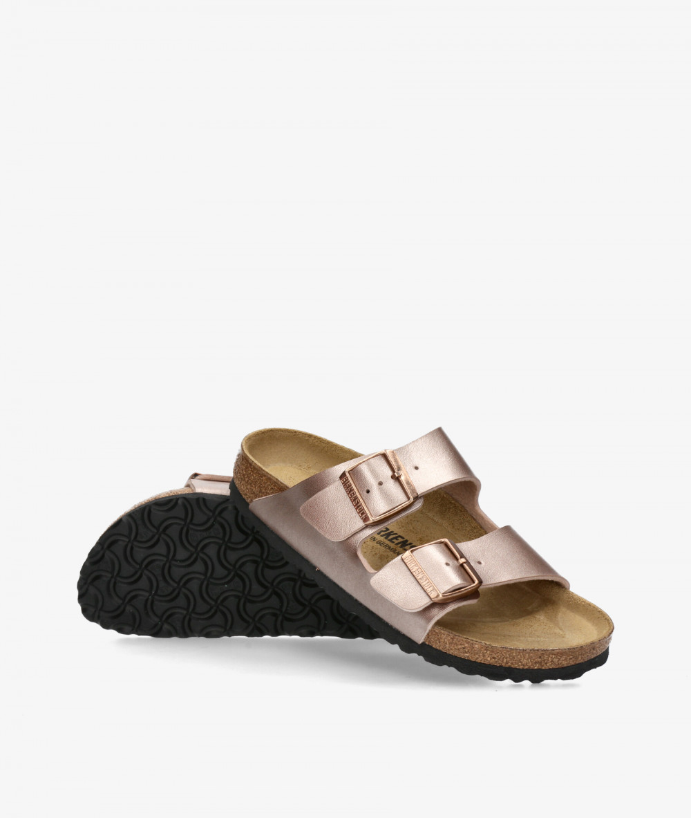 Sandalias Birkenstock  ARIZONA BF METALLICS en nude metalizado