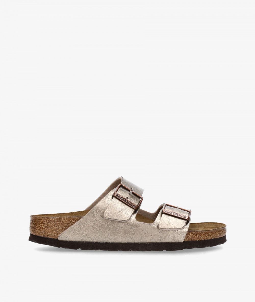 Sandalias Birkenstock  ARIZONA BF GRACEFUL en taupe metalizado