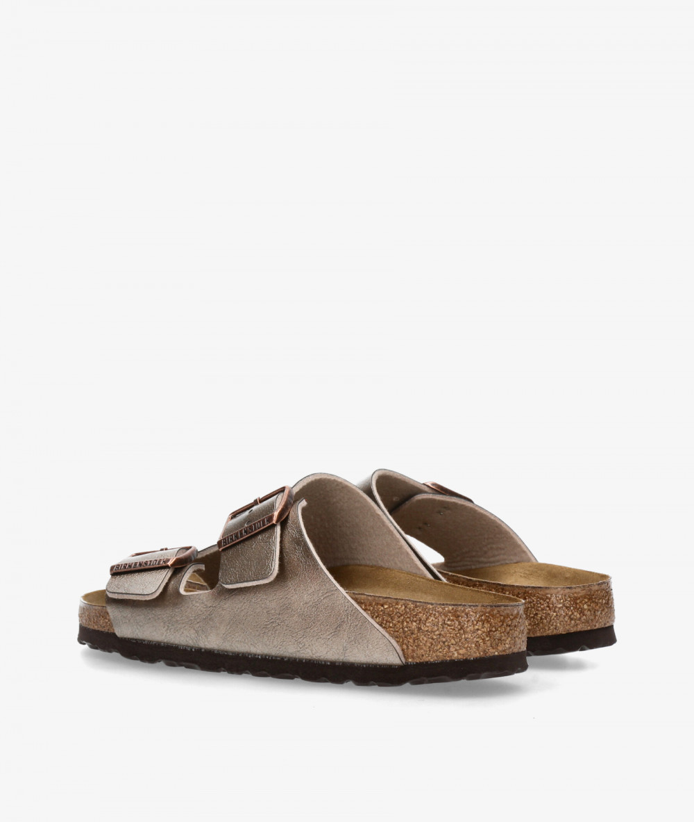 Sandalias Birkenstock  ARIZONA BF GRACEFUL en taupe metalizado