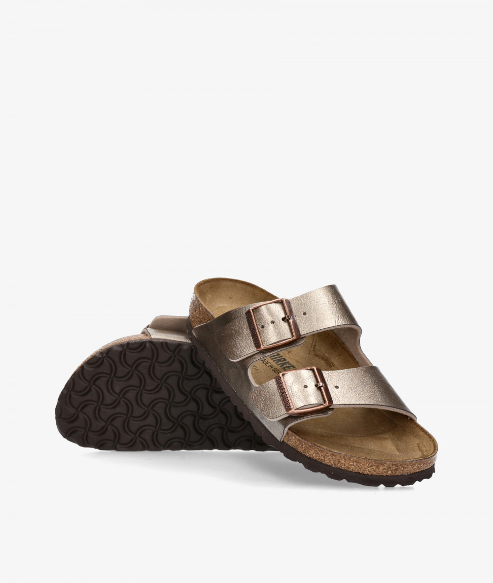 Sandalias Birkenstock  ARIZONA BF GRACEFUL en taupe metalizado