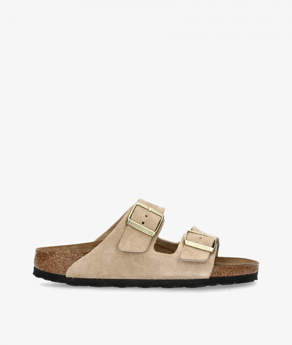 Sandalias Birkenstock  ARIZONA SUEDE en serraje taupe
