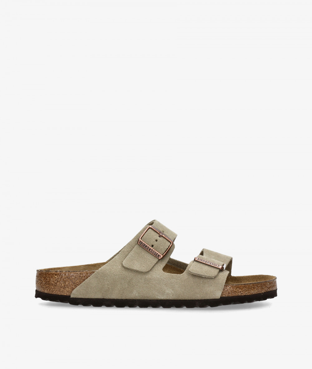 Sandalias Birkenstock  ARIZONA SUEDE en serraje taupe