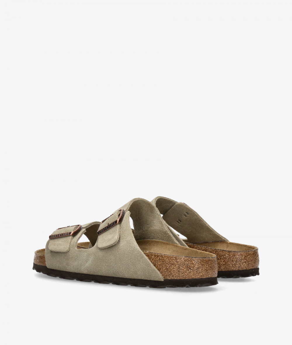 Sandalias Birkenstock  ARIZONA SUEDE en serraje taupe
