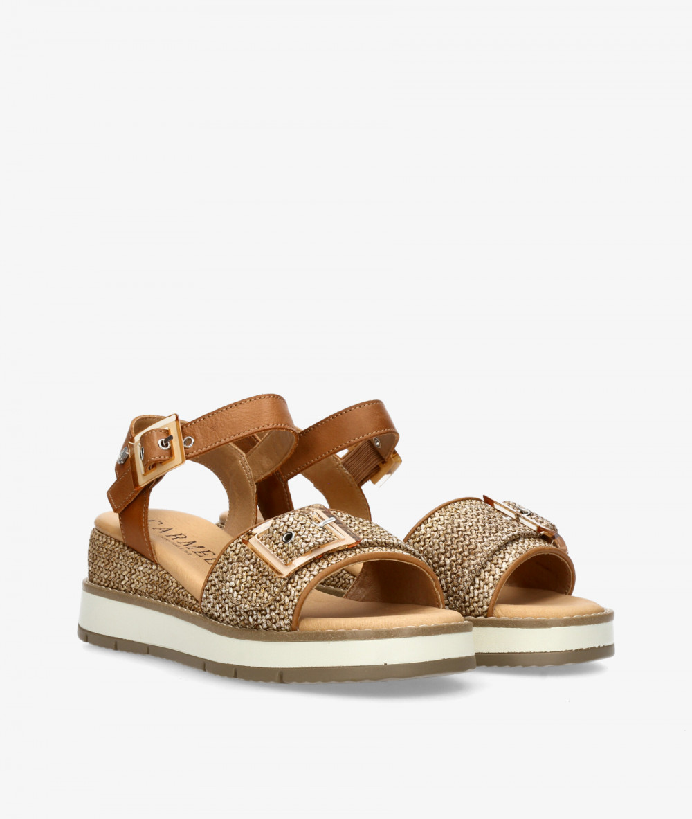 Sandalias Carmela  163217 en cuero