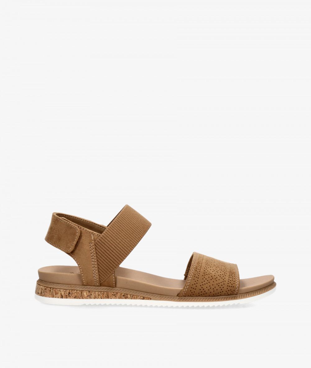 Sandalias Skechers 114710 en camel