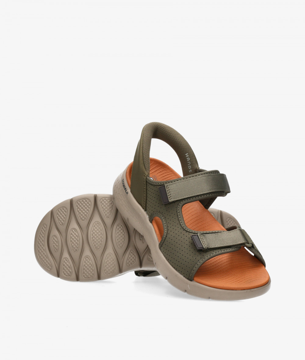 Sandalias Skechers 229210 en caki