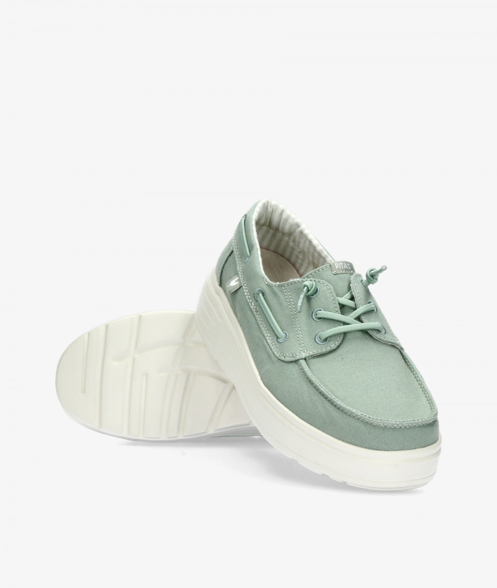 Zapatos casual Walk in Pitas MAYA en verde