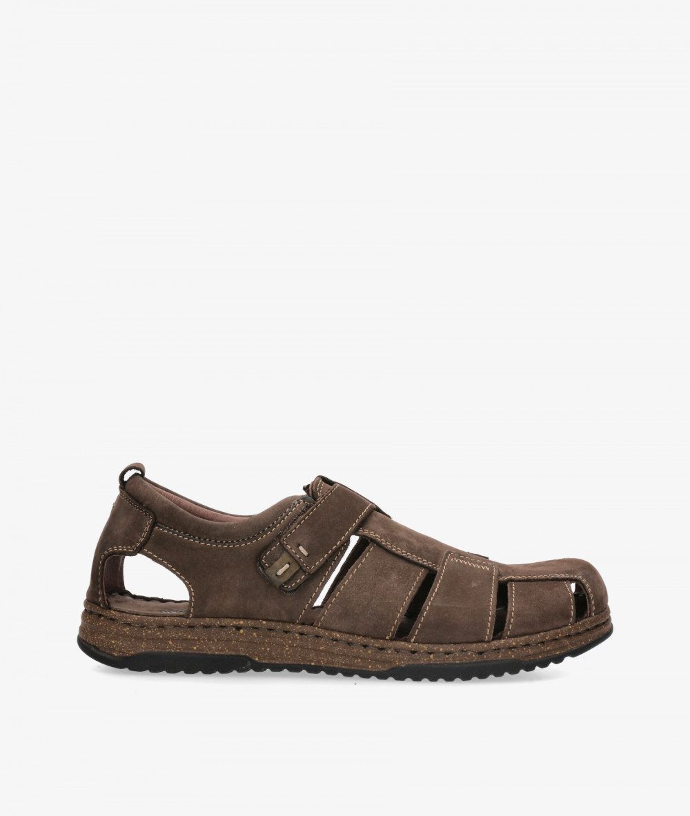 Sandalias Walk & Fly  963-40760 en nobuck marrón