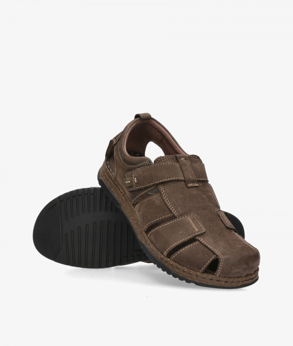 Sandalias Walk & Fly  963-40760 en nobuck marrón