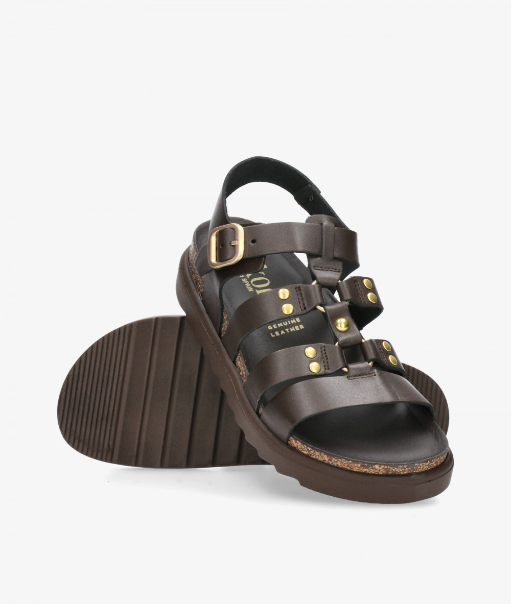 Sandalias Yokono  TUNEZ 255 en marrón