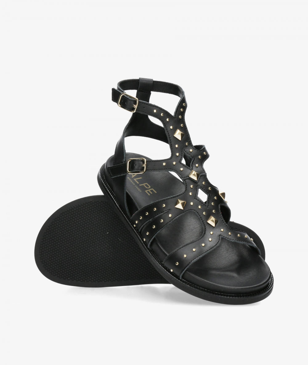 Sandalias Alpe  5580 en negro