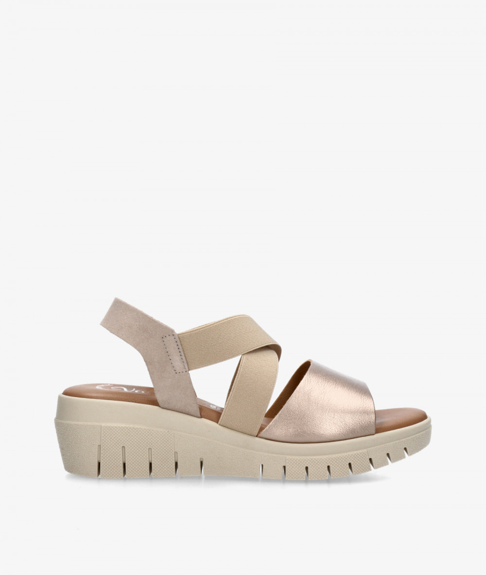 Sandalias Valeria´s  2003 en taupe metalizado
