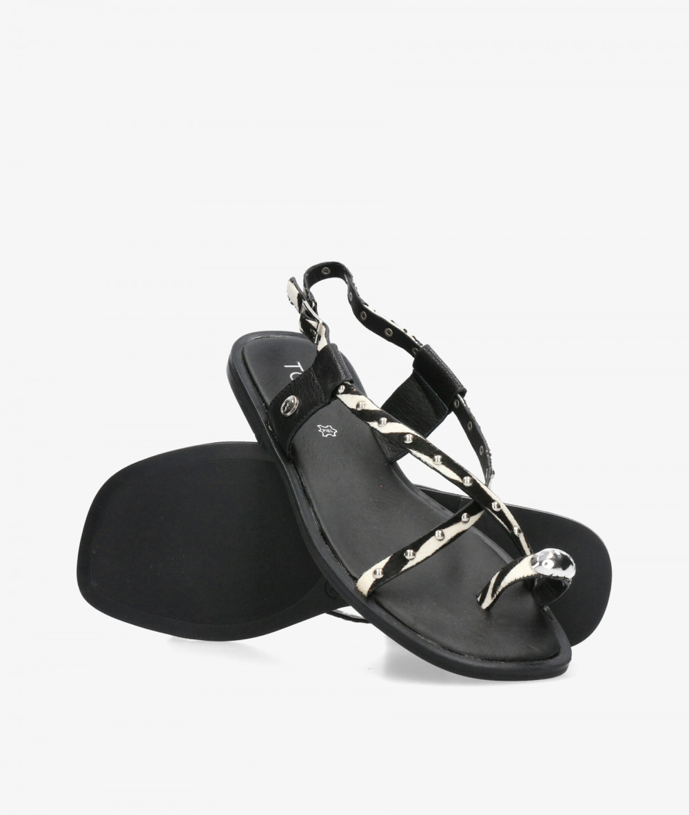 Sandalias pabloochoa.shoes  SF1696 en cebra