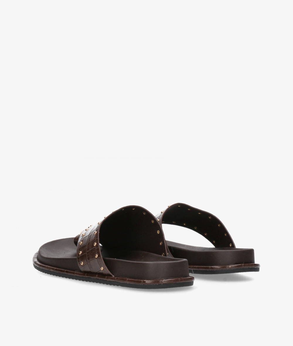 Sandalias ISTERIA  1115 en coco marrón