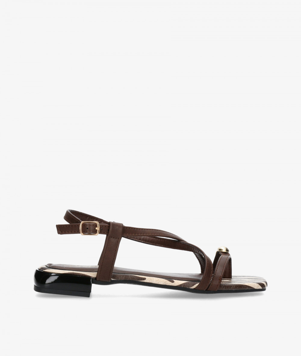 Sandalias ISTERIA  1104 en marrón