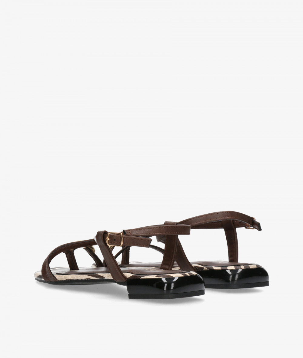 Sandalias ISTERIA  1104 en marrón