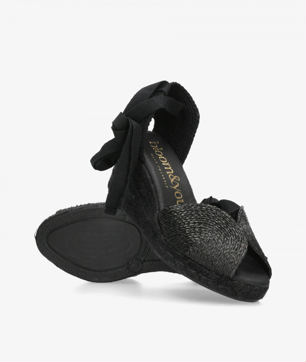 Alpargatas bloom&you  MAGNOLIA en negro