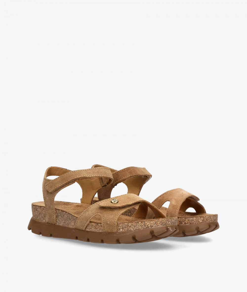 Sandalias Panamá Jack  SULIA en serraje cuero