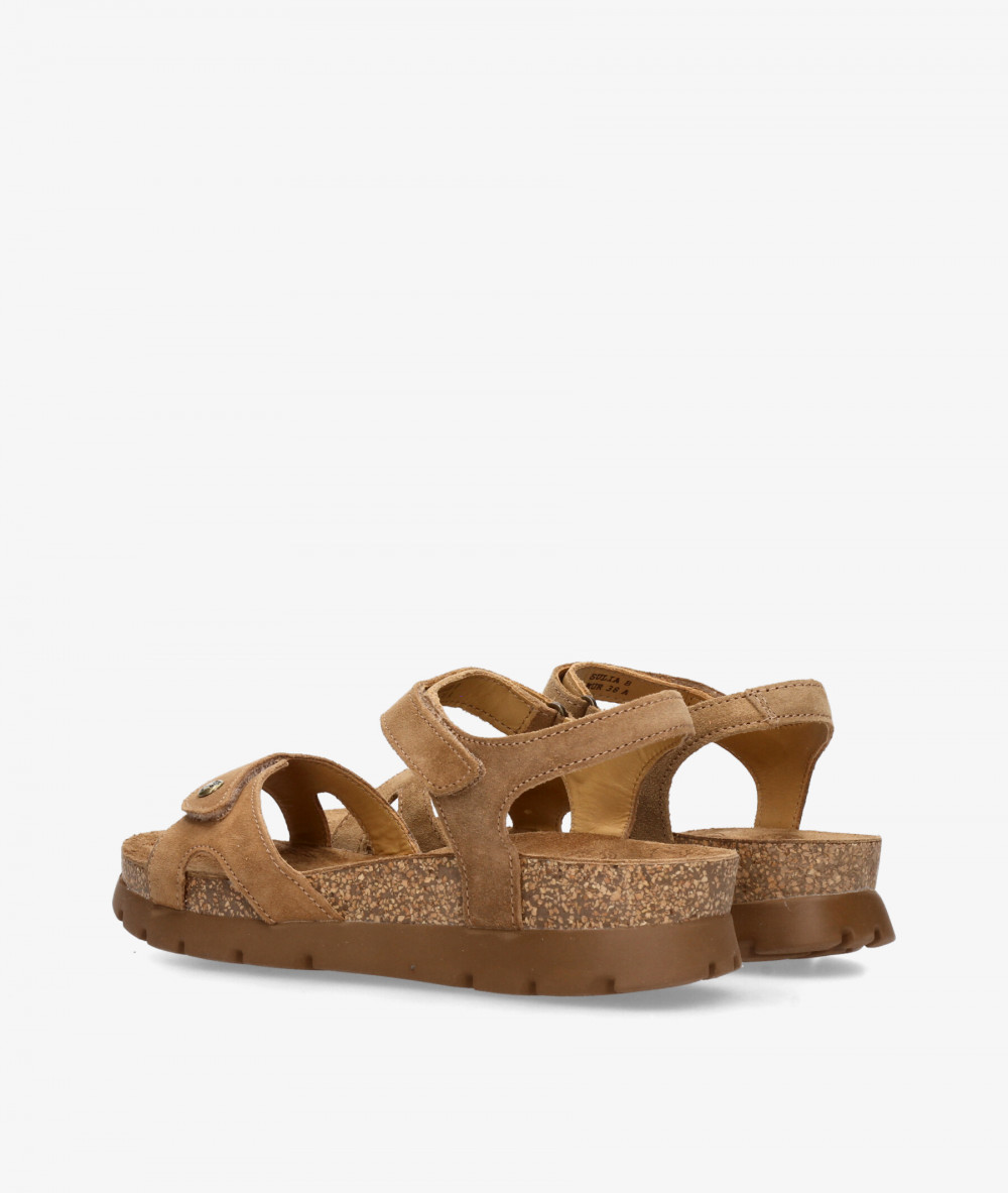 Sandalias Panamá Jack  SULIA en serraje cuero