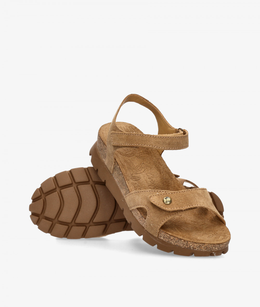 Sandalias Panamá Jack  SULIA en serraje cuero