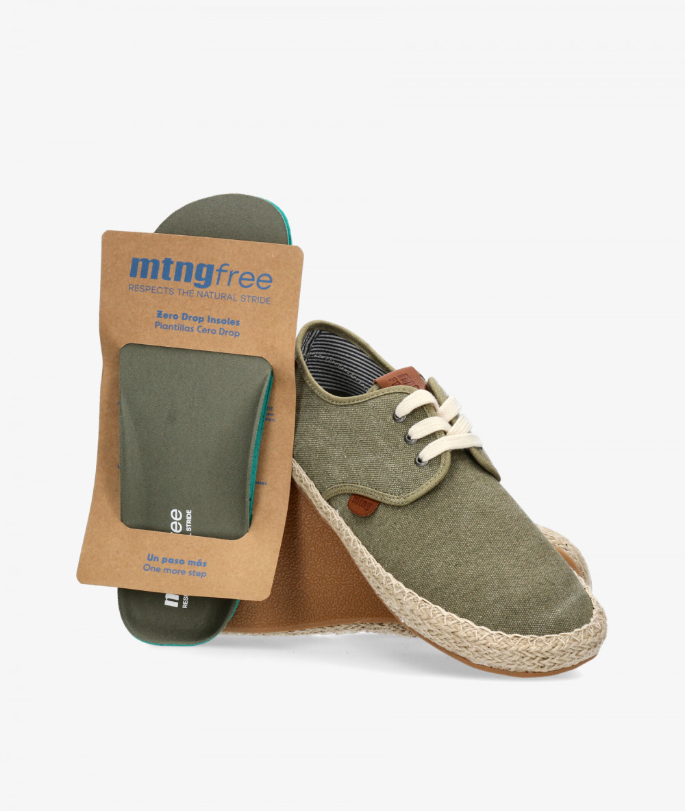 Zapatos casual Mustang 84844 en caki