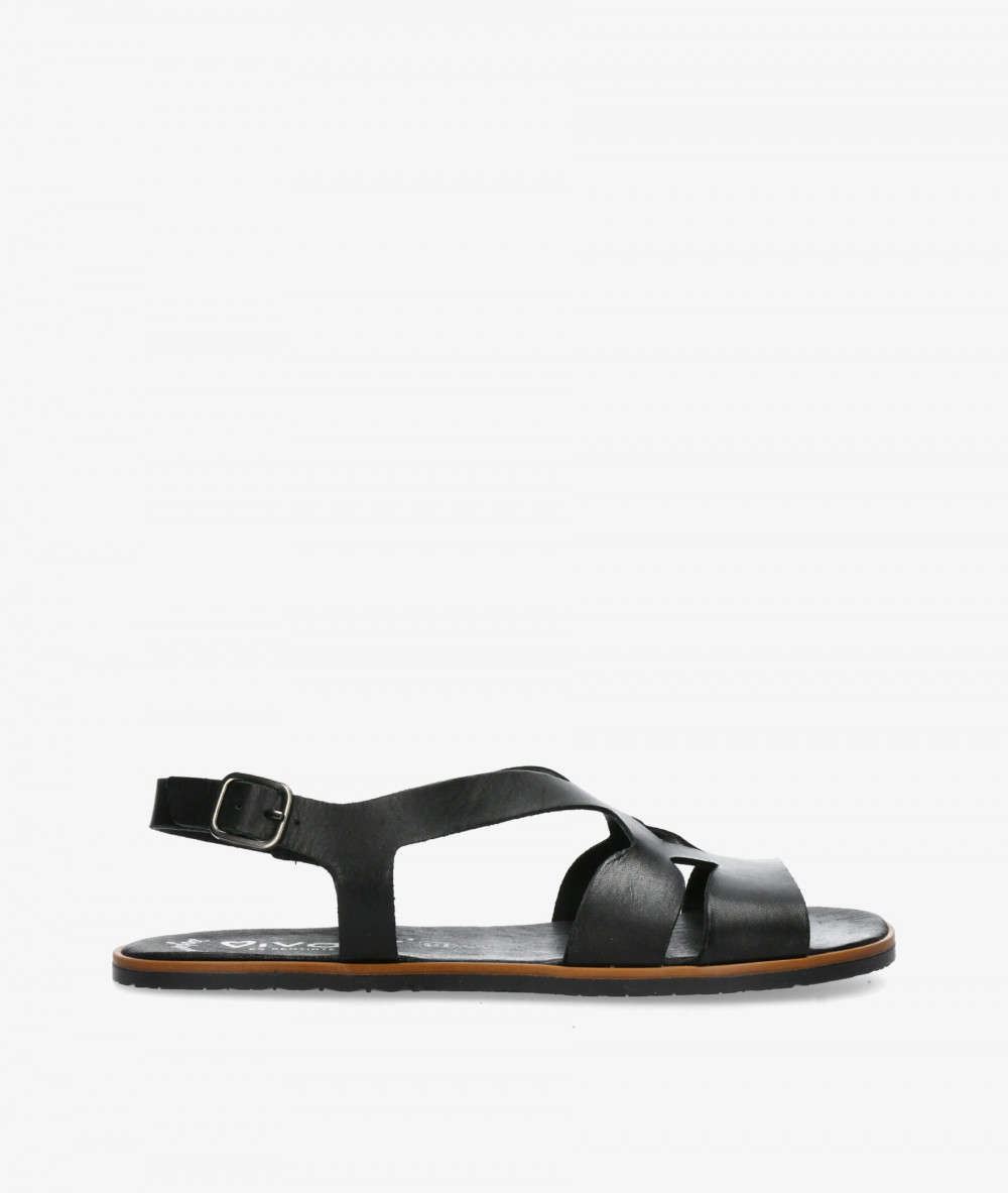 Sandalias VIVANT CAOBA en negro