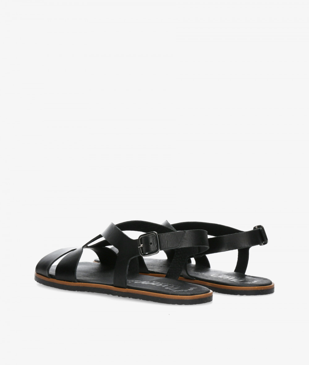 Sandalias VIVANT CAOBA en negro