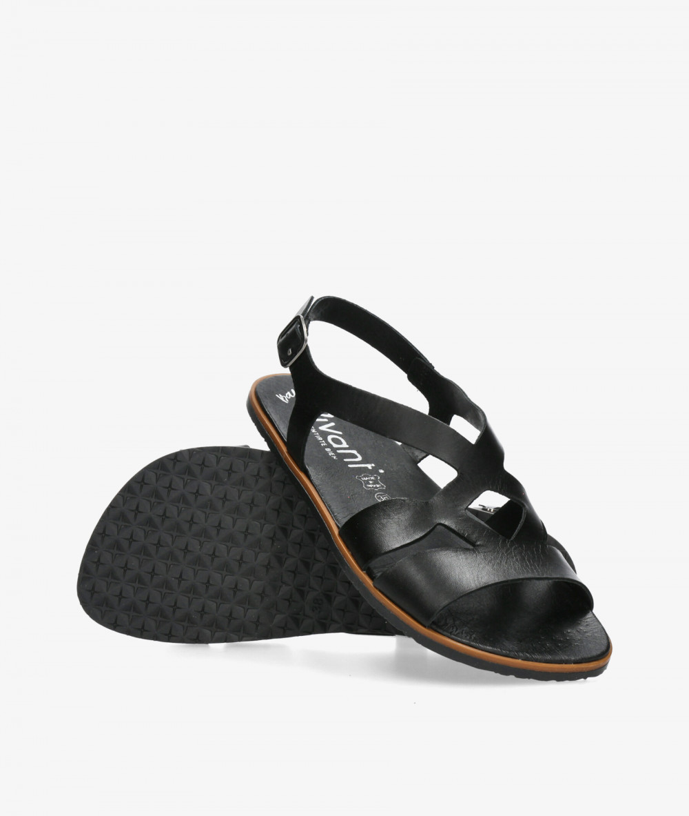 Sandalias VIVANT CAOBA en negro