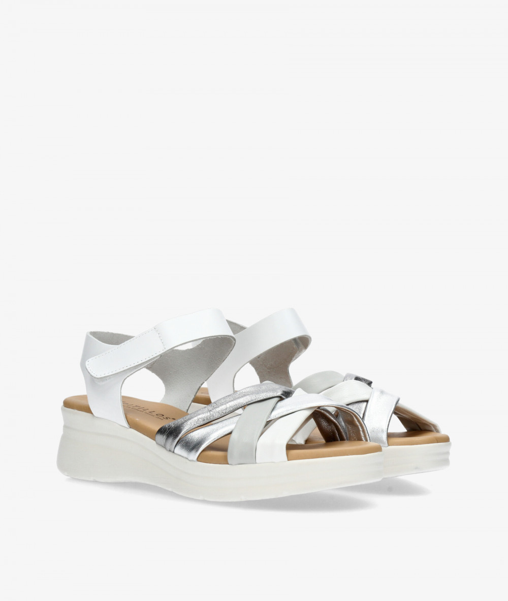 Sandalias Pitillos  11290 en blanco
