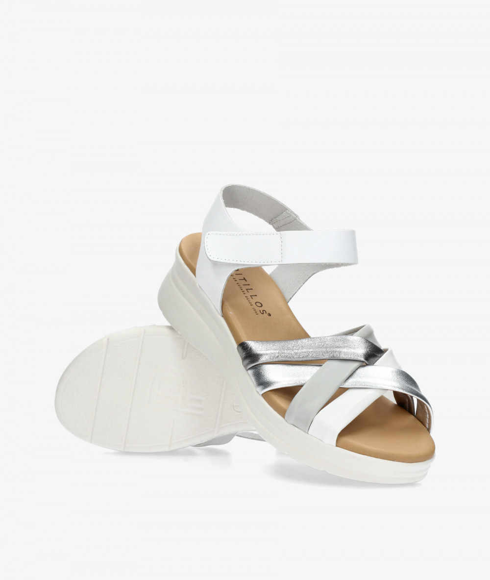 Sandalias Pitillos  11290 en blanco