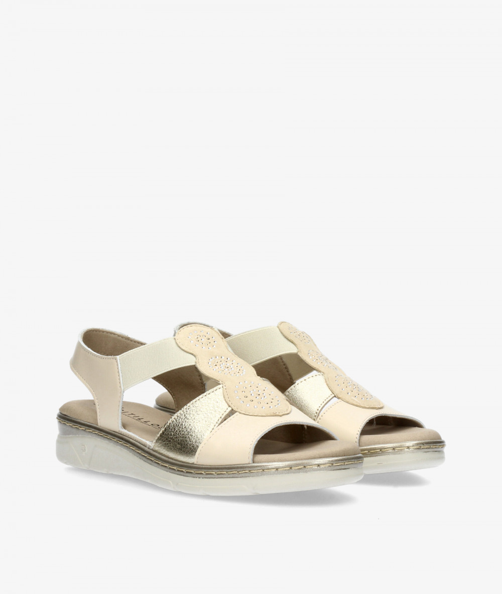 Sandalias Pitillos  11002 en beige