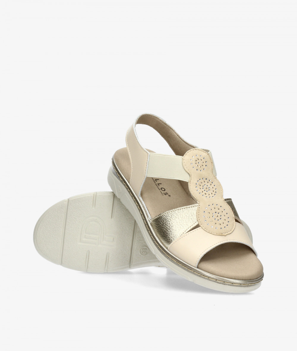 Sandalias Pitillos  11002 en beige
