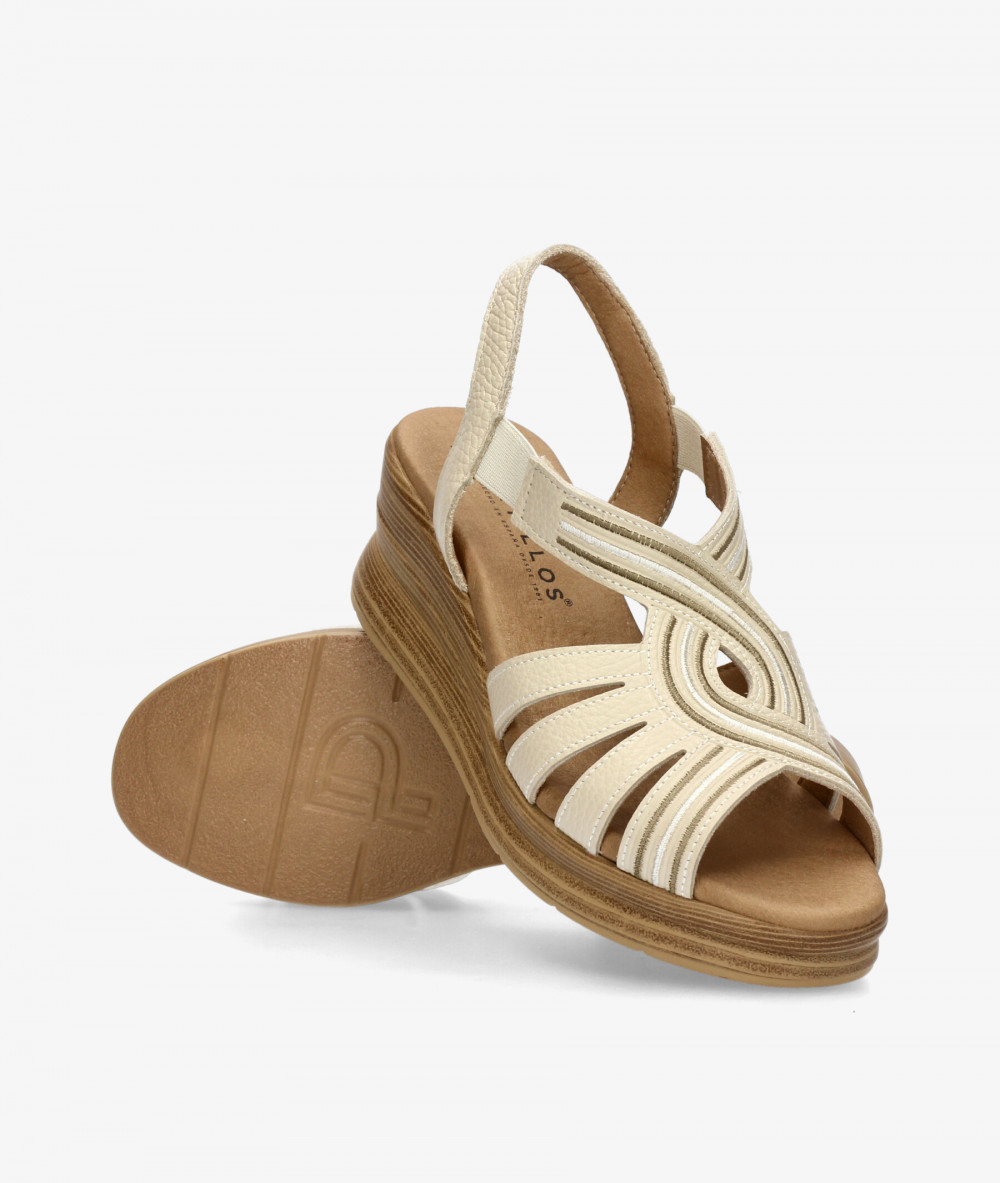 Sandalias Pitillos  11053 en beige